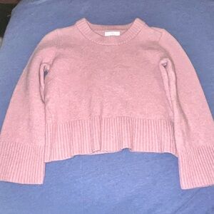 Halston Heritage Dusty Pink Crew Neck Sweater